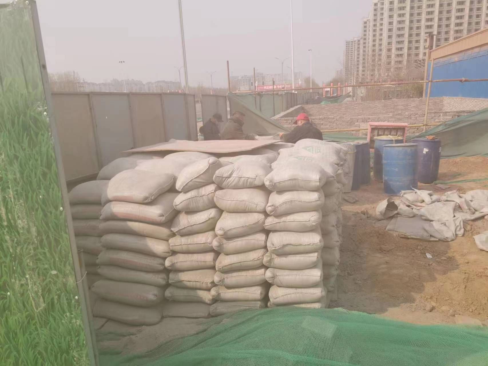 熊口管理区水泥注浆